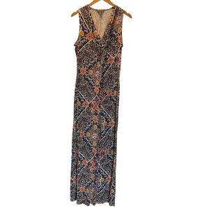 Floral Sleeveless Maxi Dress